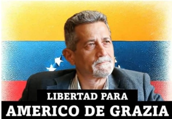Hoy día del cumpleaños de <a href="/AmericoDeGrazia/">Americo De Grazia</a> no podemos desearle otra cosa que su LIBERTAD. Su trabajo político por lograr la liberación de Venezuela nos ha enseñado el camino a seguir y por eso hoy el Régimen lo tiene secuestrado en el Helicoide. VENEZUELA SERA LIBRE