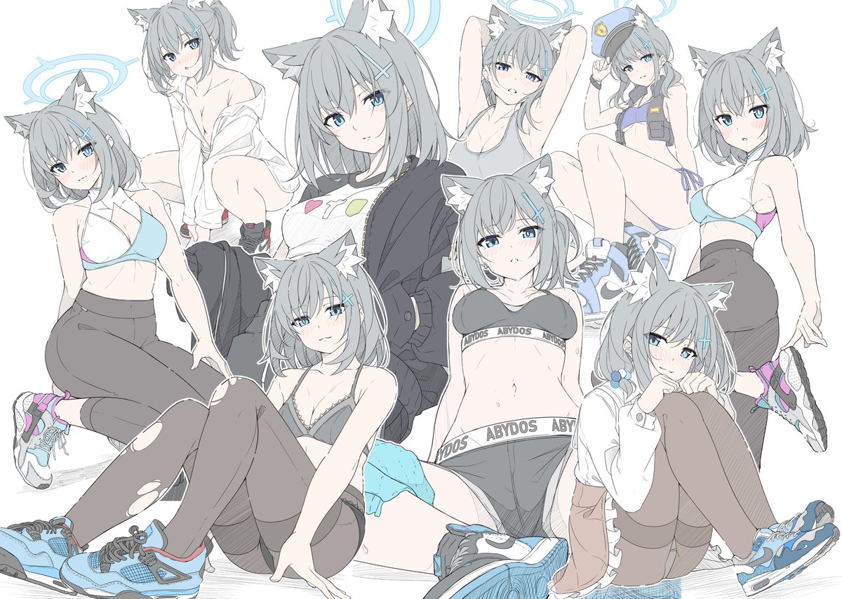 砂狼シロコ(ブルアカ) 「 」|ちこせわとのイラスト
