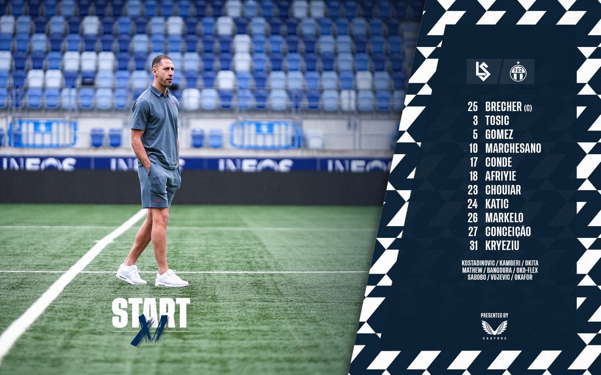 fc_zuerich's tweet photo. So spielen wir heute in Lausanne. 📄
Gesperrt: Tsawa, Perea, Emmanuel, Moniz
Verletzt: Krasniqi, Ballet, Di Giusto, Munroe, Leidner, Ligue, Goure, Coulibaly, Denoon
#LSFCZ #fcz #NieUsenandGah https://t.co/JCiVNFP5yS