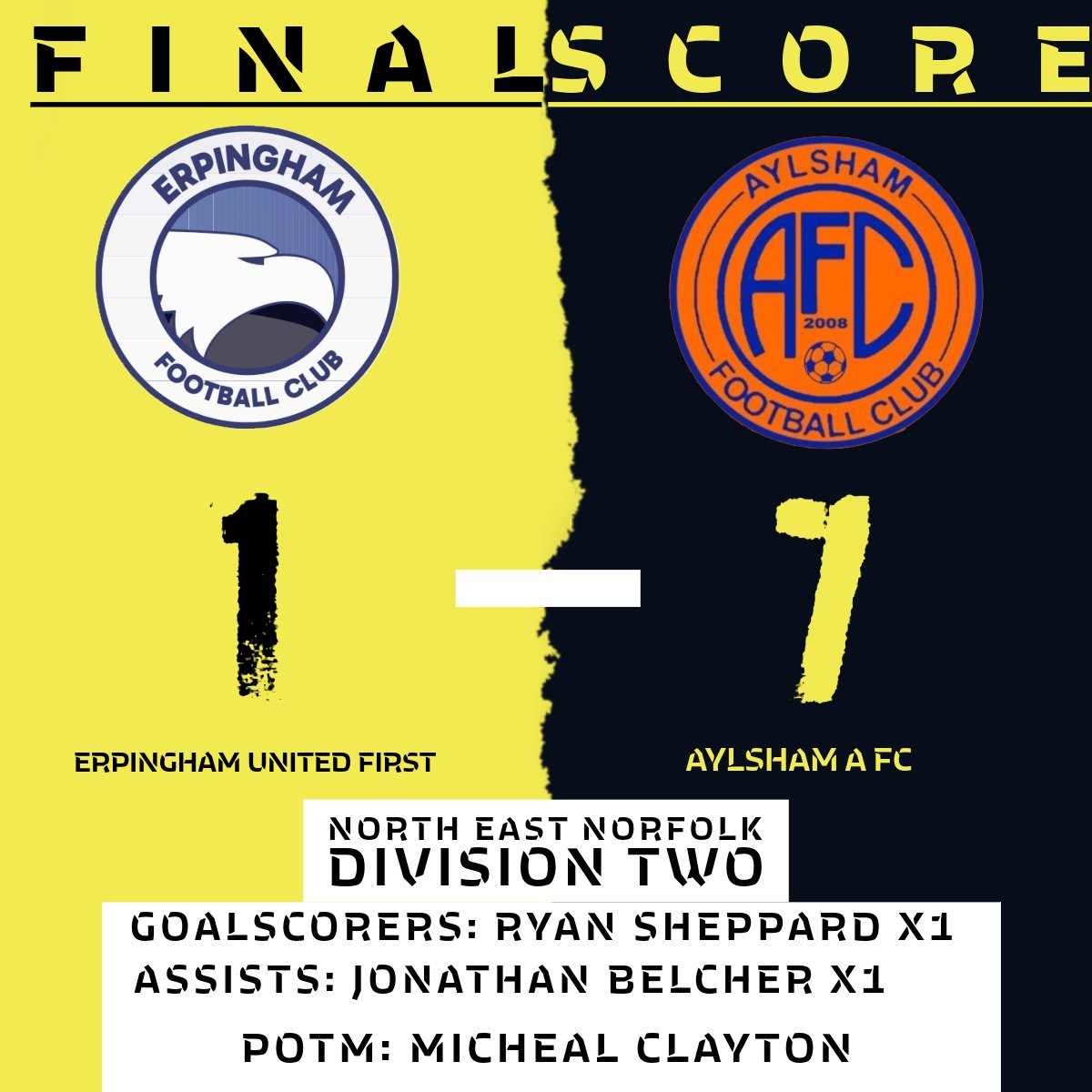 The reserve game was called off due to the weather.  

The first team's performance was very poor.