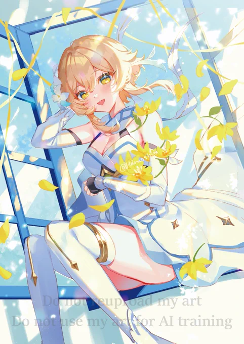 冬コミ新刊表紙予定の蛍ちゃん#GenshinImpact #Lumine 