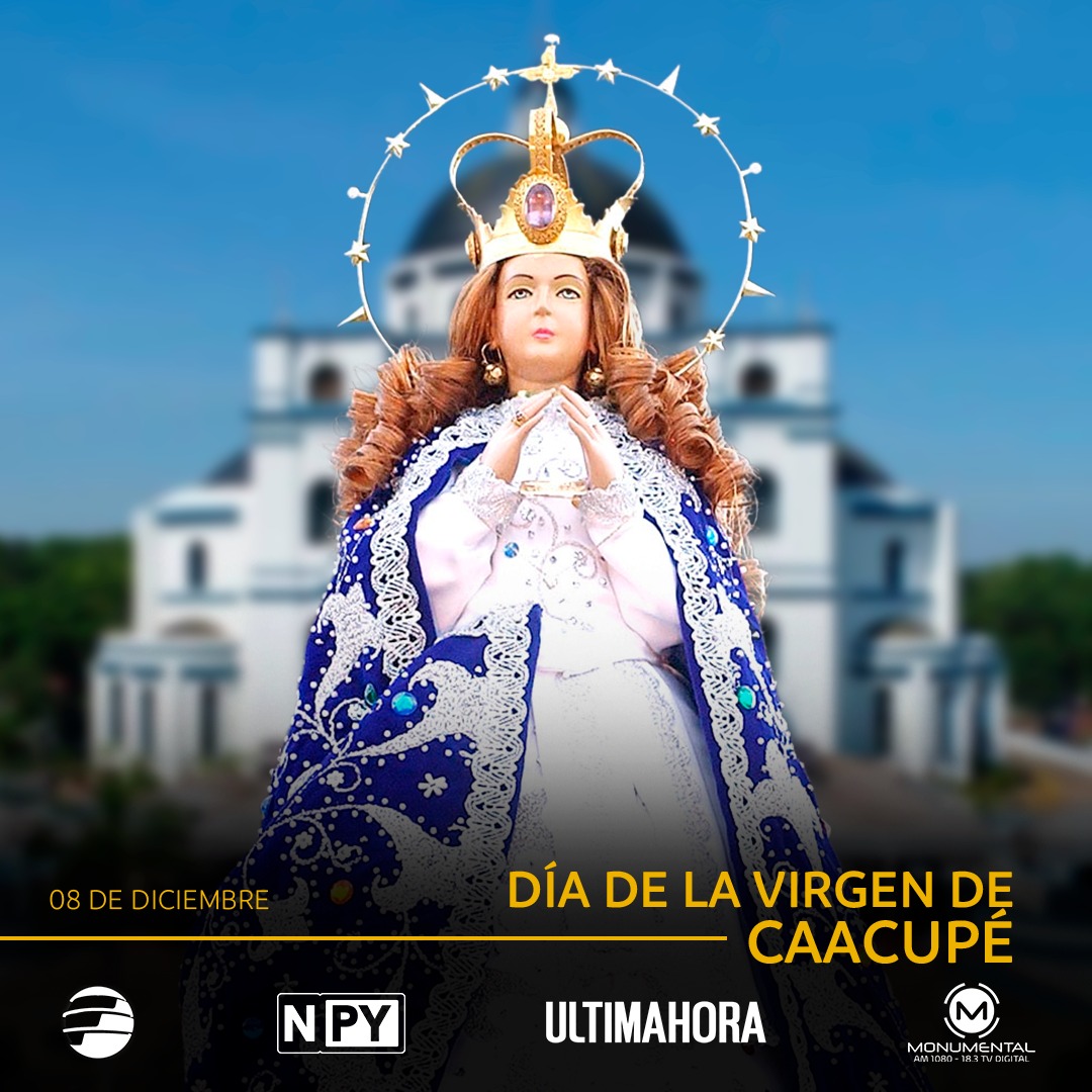 AM_1080's tweet photo. ¡Feliz día de la Virgen de Caacupé! ✨

🔸 La festividad moviliza a miles de feligreses hacía la basílica para cumplir con las promesas por los milagros recibidos.

#Caacupé2024  
#AM1080 📻 https://t.co/A7hZmKpo3b