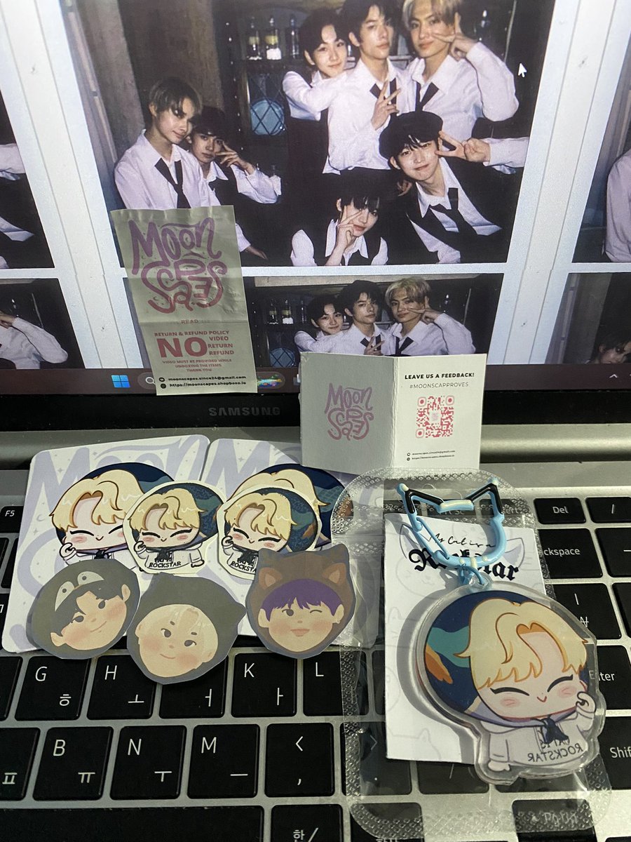 erivejwn's tweet photo. 💌| my ‘my cat is a rockstar: sunoo’ finally arrived ! yeheyy ang cute ng claspppp 🥰 thank you so much🫶♥️

🏷️ | @moonscapes__ , #moonscapproves https://t.co/FCx9o0PVus