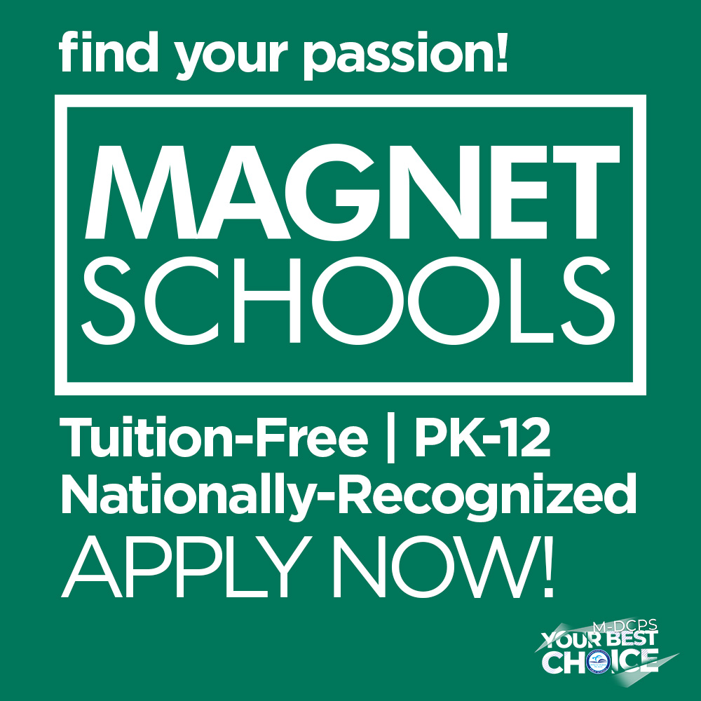Jose L. Dotres, Ed.D. (@suptdotres) on Twitter photo Attention parents! The <a href="/MDCPS/">Miami-Dade Schools</a> Magnet Program is still accepting applications! Give your child the opportunity to pursue their passions and thrive in a unique learning environment. Apply now through the M-DCPS Parent Portal and open the door to endless possibilities!
Visit: Attention parents! The <a href="/MDCPS/">Miami-Dade Schools</a> Magnet Program is still accepting applications! Give your child the opportunity to pursue their passions and thrive in a unique learning environment. Apply now through the M-DCPS Parent Portal and open the door to endless possibilities!
Visit: