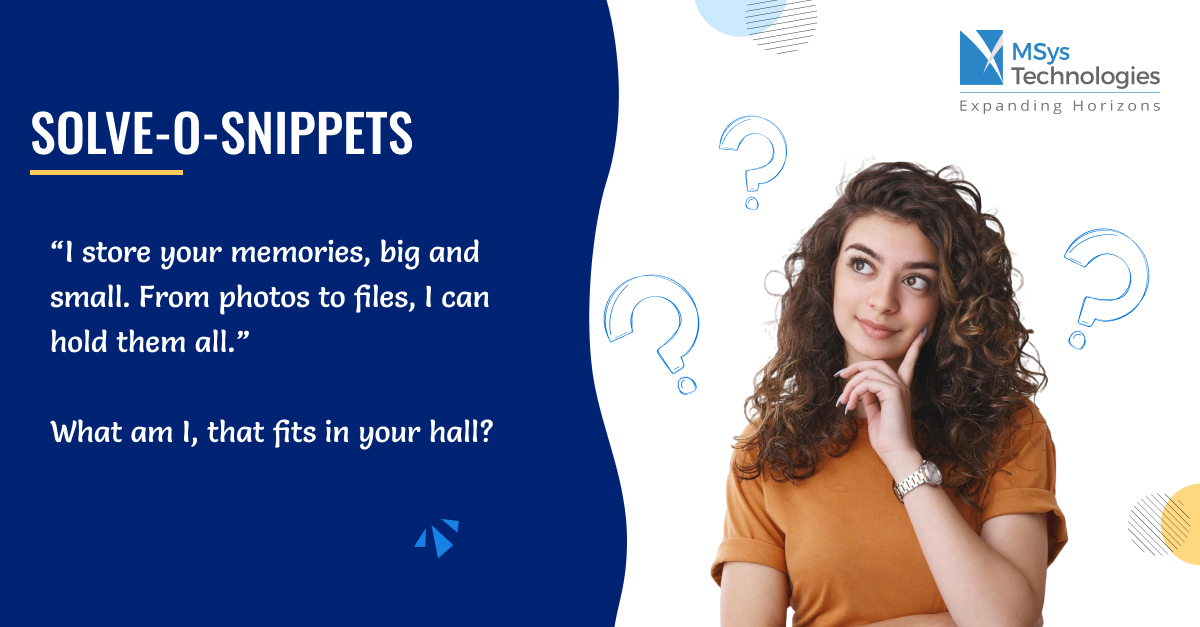 AziroTech's tweet image. Put on your thinking cap! 

Can you solve this tricky riddle? Leave your answer in the comments below! 🧩 

#RiddleMeThis #BrainTeaser #SolveOSnippets #RiddleRoundup #SolvethePuzzle