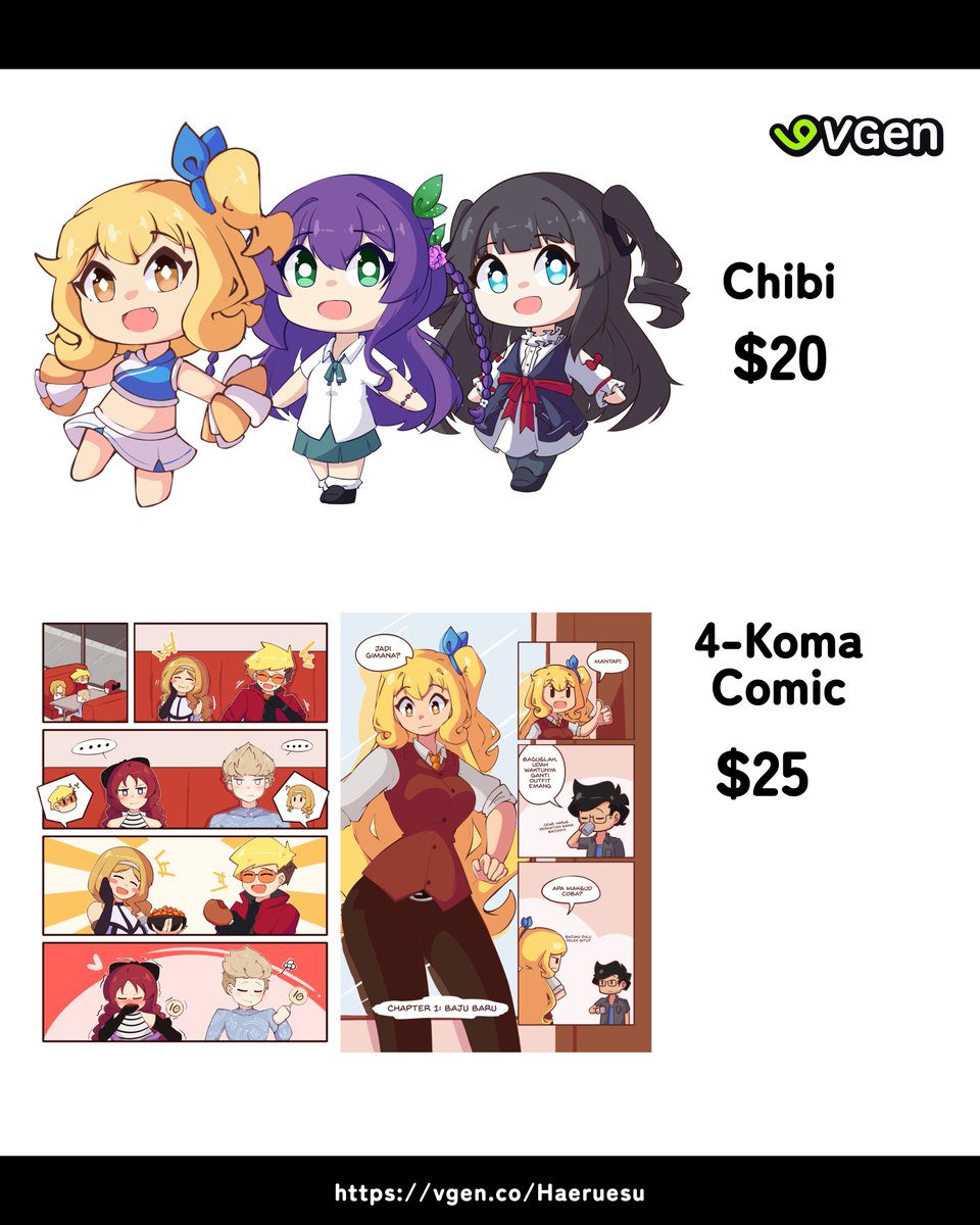 Haeruesu/Commission Open tweet media
