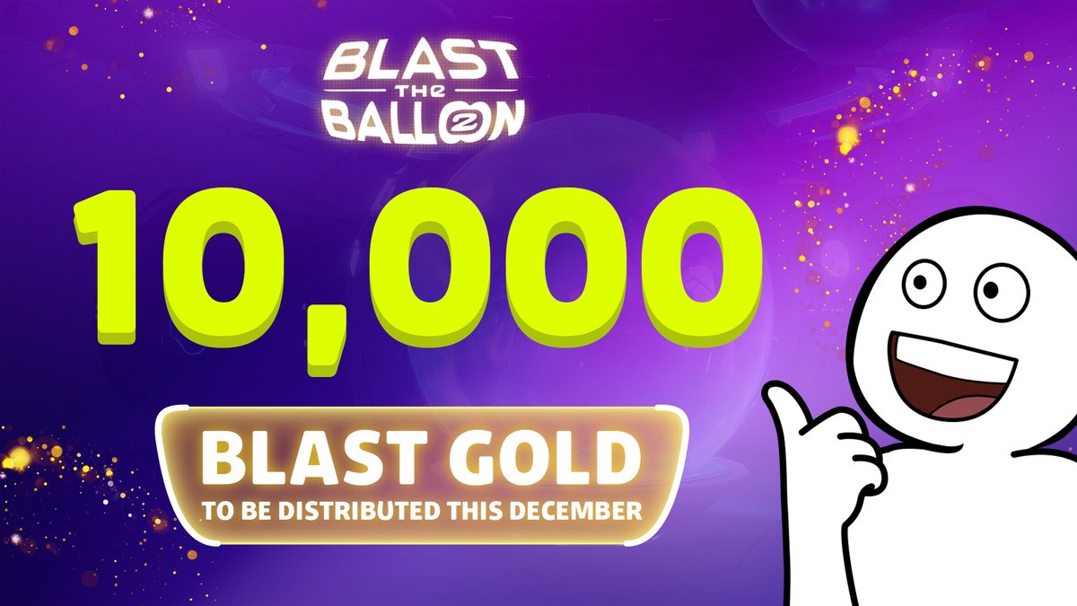 WE GOT ANOTHER 10K @BLAST GOLD FOR YOU THIS MONTH.

KEEP SPINNING.