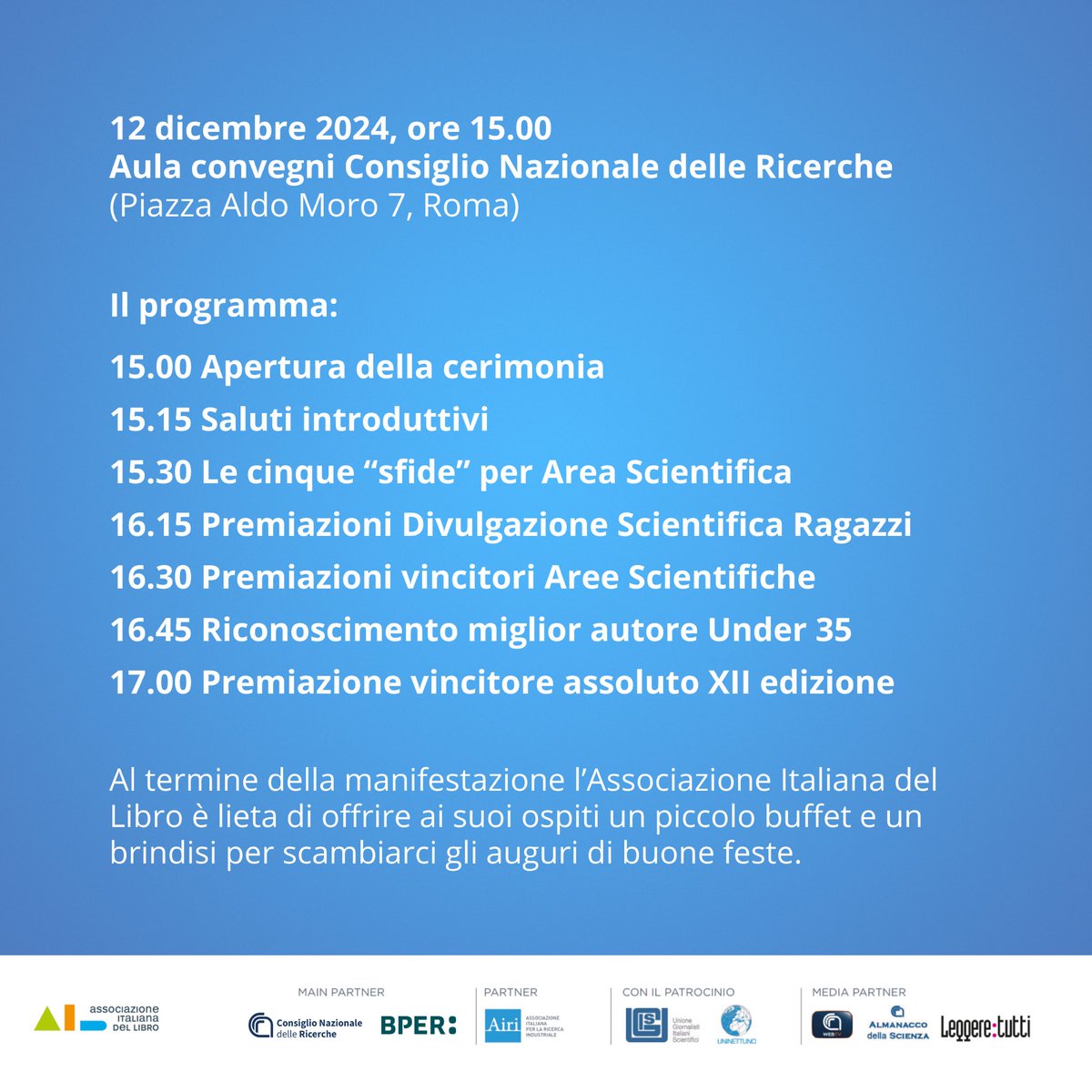 Premio Nazionale di Divulgazione Scientifica tweet media