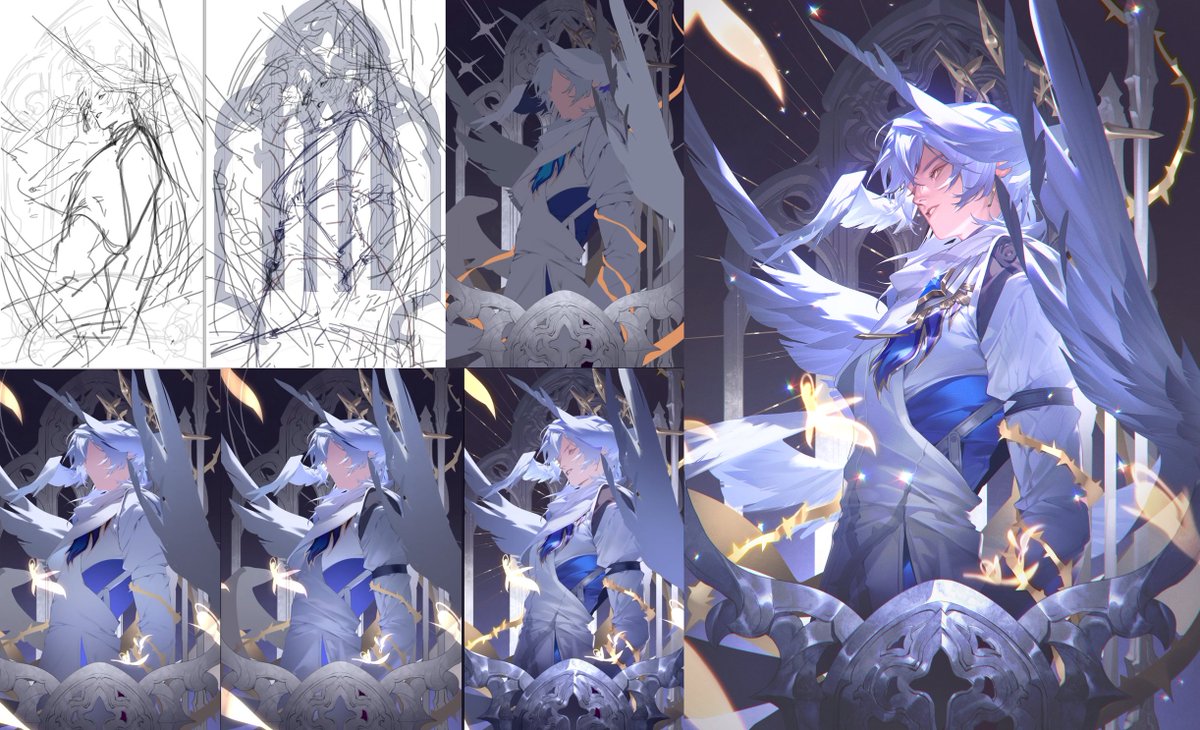 jean_0v0's tweet photo. Sunday 🪽
 #HonkaiStarRail  #崩壊スターレイ #星期日 #SundayHSR  #サンデー https://t.co/EATTYLIz39