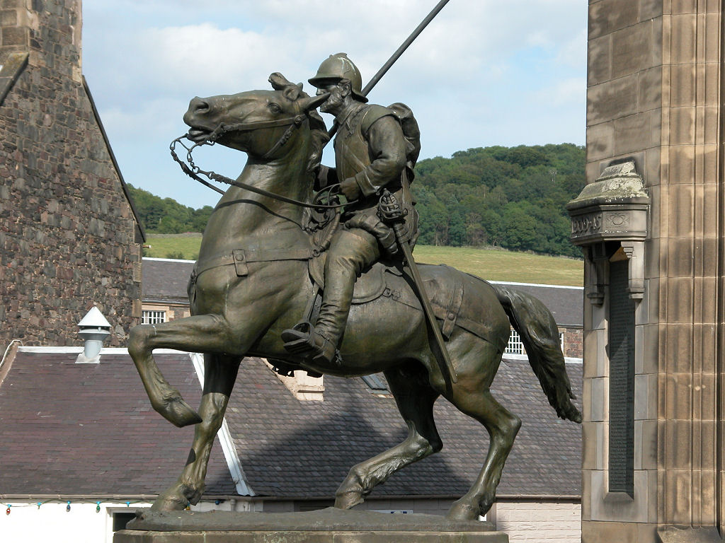 andrewsp2009's tweet photo. Bought a model of the Border Reiver ( @UndisScot image) from Dryburgh Abbey about twenty four years ago. Only had it two days and my youngest Son managed to knock it off the shelf breaking the arm. (Superglue is great). #BorderReiver https://t.co/muIs5HmDTB