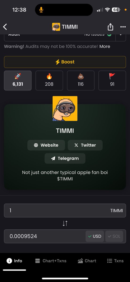 crpto33383053's tweet photo. GIVE $TIMMI A FREE BOOST BUY CLICKING THE ROCKET ON @dexscreener 

Ca: BxXmDhM8sTF3QG4foaVM2v1EUvg9DLSVUsDRTjR8tMyS https://t.co/6nM0C5bdHS