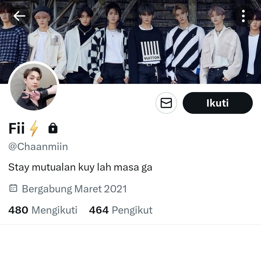 Haii stay mutualan kuy, ini akun baru.
Akun lama ga bisa login🥺
