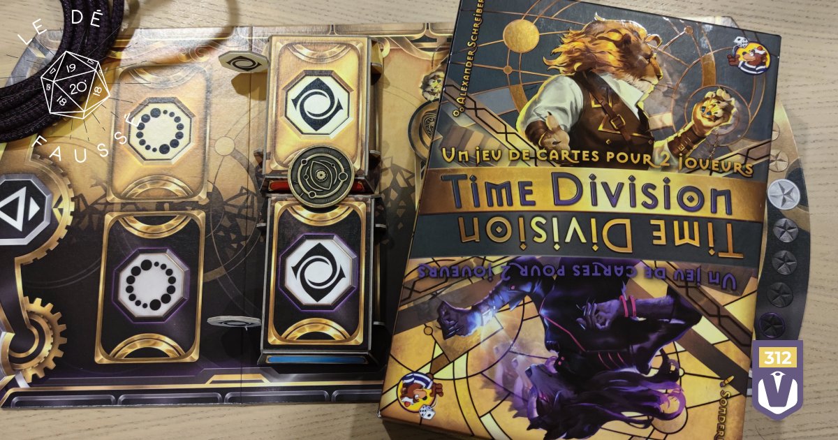 Time Division, un jeu de cartes pour deux joueureuses à grand coup drafts et de voyages temporels. Pour en savoir plus, écoute Zephiriel nous présenter ce jeu <a href="/IELLO_France/">IELLO</a>  

🎲 Time Division 
⚙️Alexander Schreiber 
 🖌️Sonderflex 

🎙 A écouter maintenant vaisseauhypersensas.fr/defausse/7/312