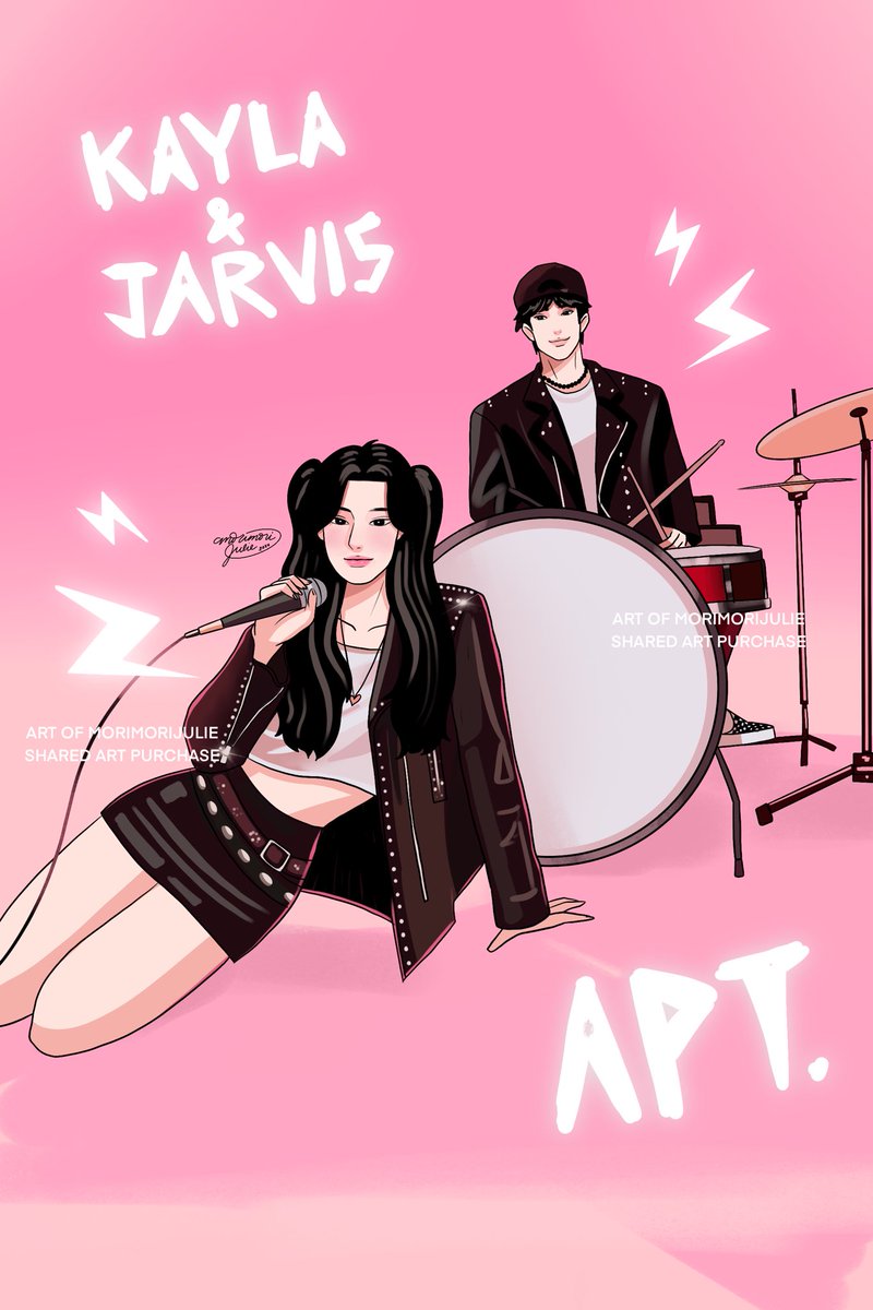 h3yjules's tweet photo. APT ft. JayLa 🥁 🎤 

shared art purchase 🩷 https://t.co/Ysn56sr5kf