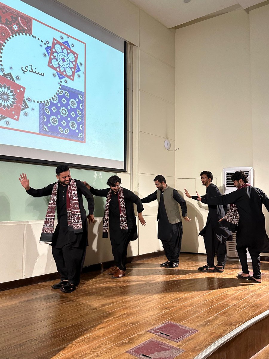 uolypdc's tweet photo. Is it really PMC if it doesn't have a Culture Night? Keeping with its tradition, PMC5 featured cultural performances and poetry by students from various regions of Pakistan at Beaconhouse National University (BNU)!

#PMC2024 #PMC5 #PMC #YPDCUOL #ULahore #Policymaking https://t.co/zupVgQkC85