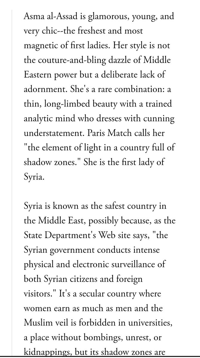 Lest we forget this triumph of creepy, half-wittted "journalism" from #Vogue in February 2011...