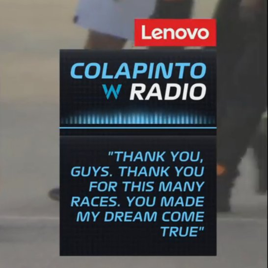 Colapinto: "Gracias, chicos"

"Hicisteis mi sueño realidad"

💔