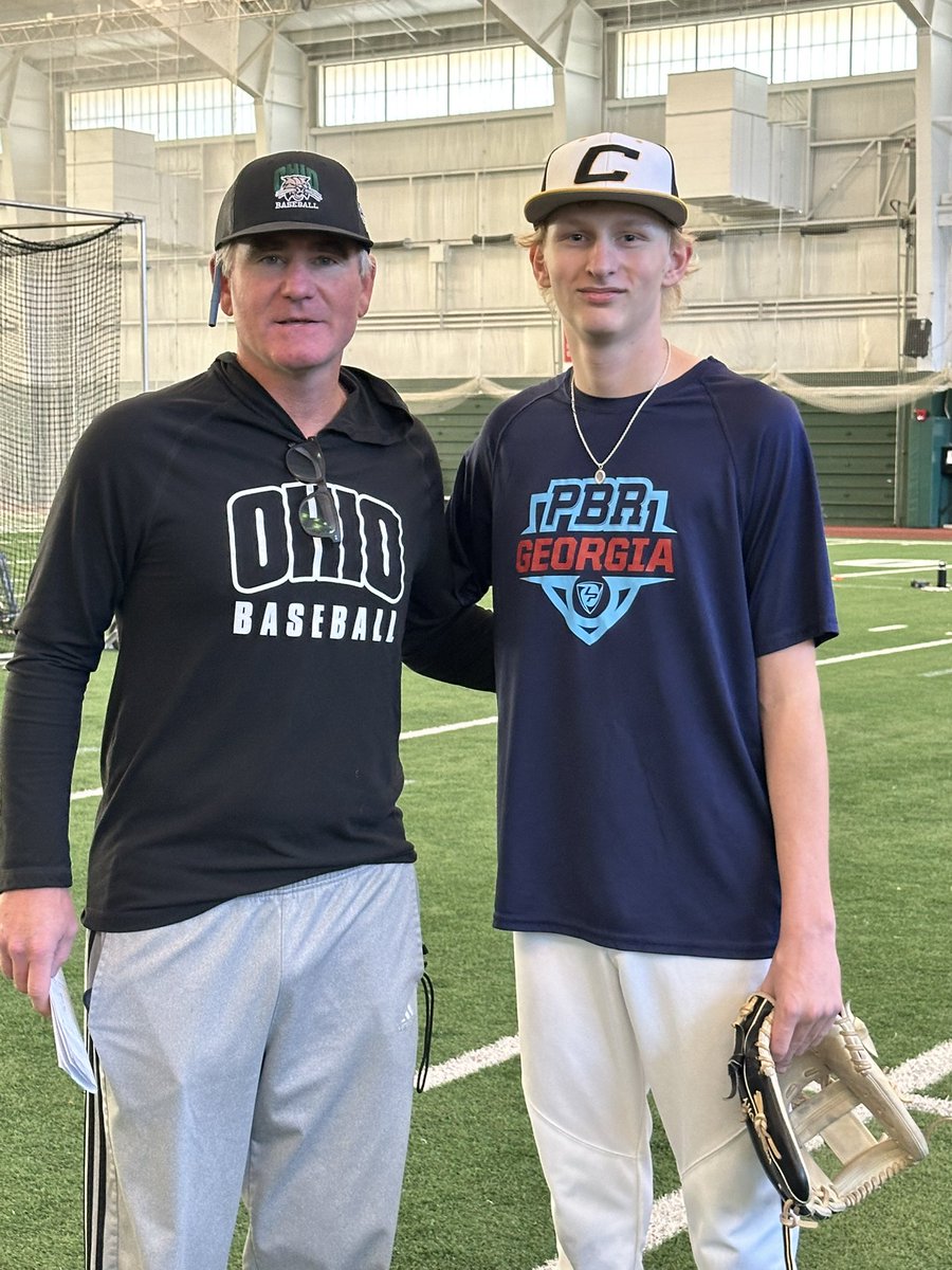 TylerBrewe49575's tweet image. Had a great time @Ohio_Baseball great campus, coaches had good feedback on helping me make minor adjustments to my pitches.