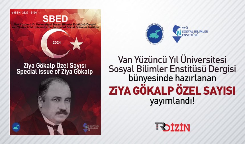 vanyyusbe's tweet photo. Enstitümüze ait Van YYÜ Sosyal Bilimler Enstitüsü Dergisi bünyesinde 2024 yılı için hazırlanan Ziya Gökalp Özel Sayısı yayımda.
Dergimize alan editörlüğü, hakemlik ve yazarlık sürecinde katkı sunan kıymetli akademisyenlere teşekkür ederiz.

https://t.co/4RYQ50DOez https://t.co/J5fUbu4CIU