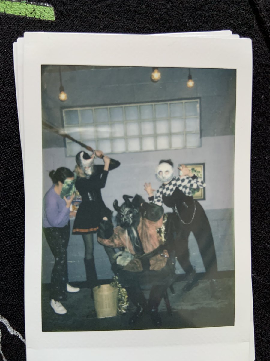 BatVonBoo's tweet photo. Lock, Shock, and Barrel meet Krampus https://t.co/nut9byilT6
