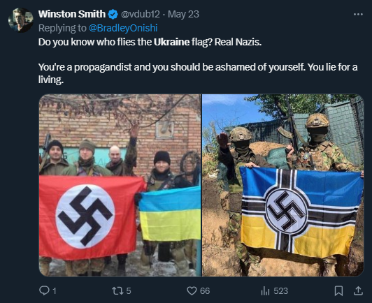 langleyvideo's tweet photo. @vdub12 @BiologicalWoma2 @Acyn @MarkA88120 You post disinformation, misleading videos and (poorly) photoshopped images on this subject. With that history, your clown-detection skills are questionable. https://t.co/bXcRdNr0Ft