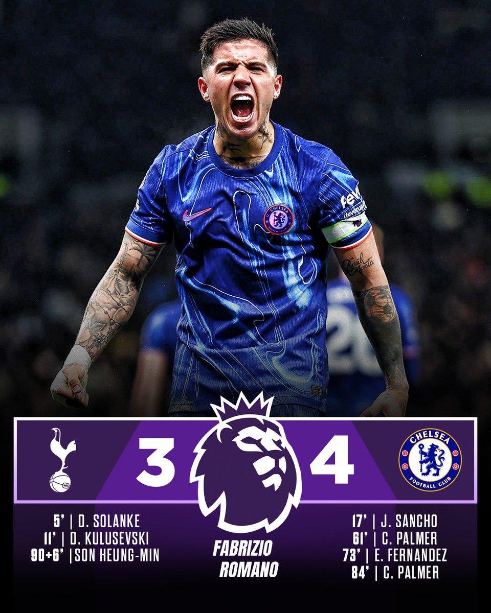 Chelsea comeback completed! 🚀

The Blues are now alone in second position in Premier League table… while Tottenham are sitting 11th.