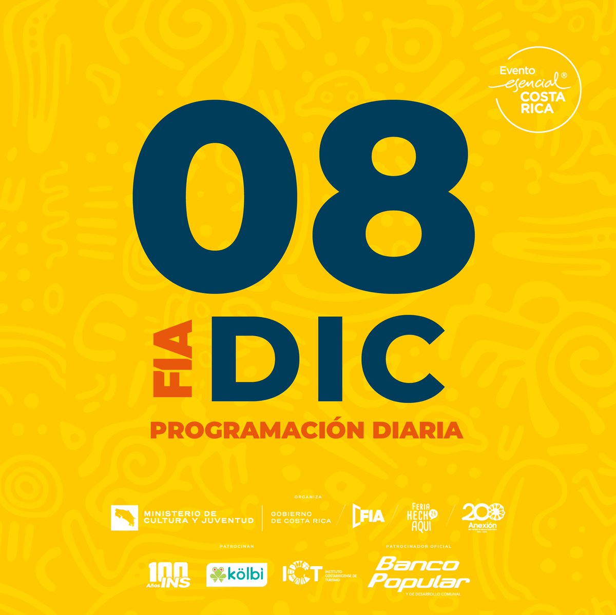 CPAC_CR's tweet photo. Programación de hoy en el #FIA2024 🇨🇷✨

Salí a disfrutar la programación del último día ✨❤️🇨🇷

👉 Descubrí todos los detalles de programación en https://t.co/4JezCATtJt https://t.co/XSkvEgvO2T