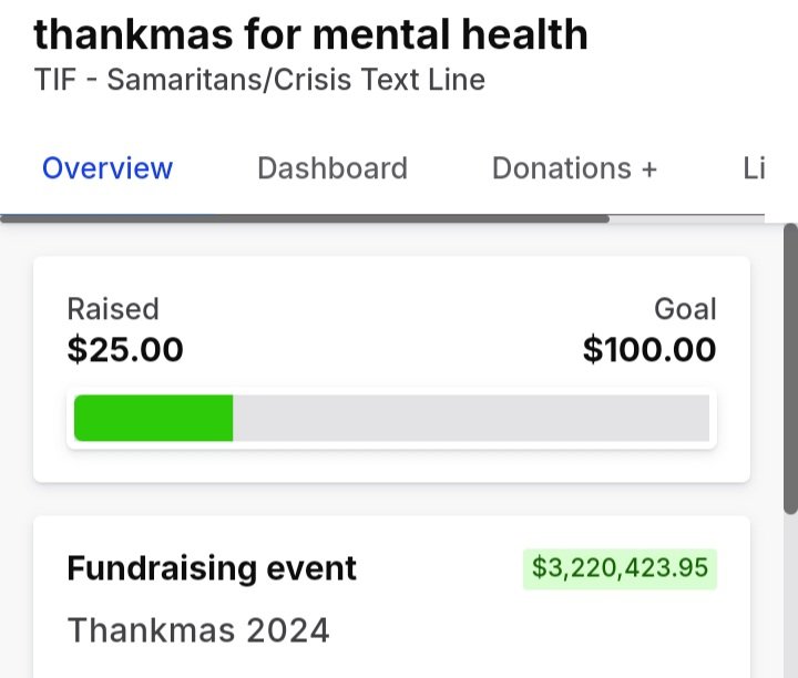 Dragonwrath123's tweet photo. We have $25 raised for #thankmas link is still active and still able to donate. Please donate if you can  https://t.co/FgDqE6ex5d https://t.co/zVUmNOEKZ6