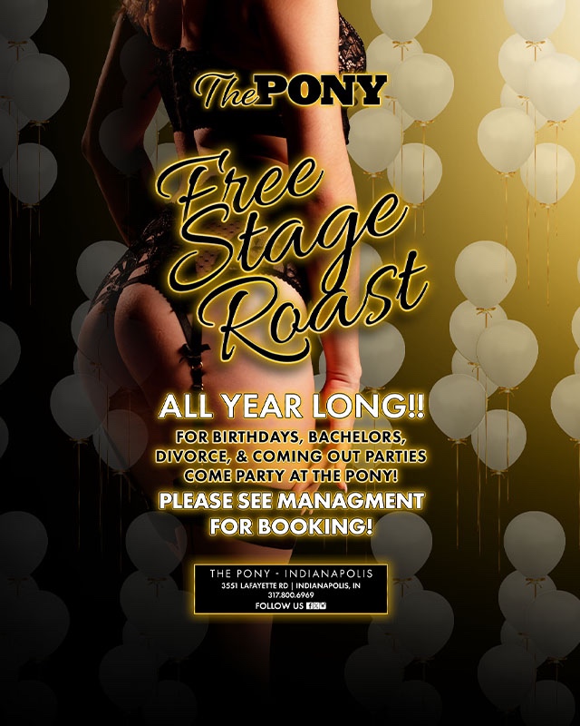 indy_pony's tweet photo. ๐Celebrate your special day at the best bar in town - The Pony - INDY! ๐We offer FREE Stage Roast for birthdays, bachelors, divorce & coming out parties!๐๐บ Book with our management team for an unforgettable celebration! ๐ฅณ๐ #ThePonyINDY #BestBar #PartyTime https://t.co/w0c3SHQfMw
