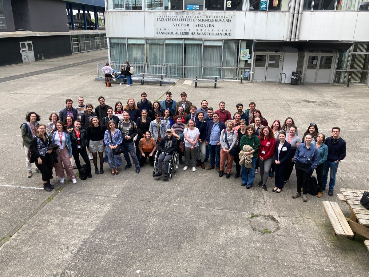 Throwback to our 2024 Celtic Students Conference in Brest, Brittany, earlier this year. A wonderful and supportive community of students. 

Become a part of this community in Aberystwyth next year, June 12-14 2025. 

Submit an abstract by December 13 here: buff.ly/49og0nV