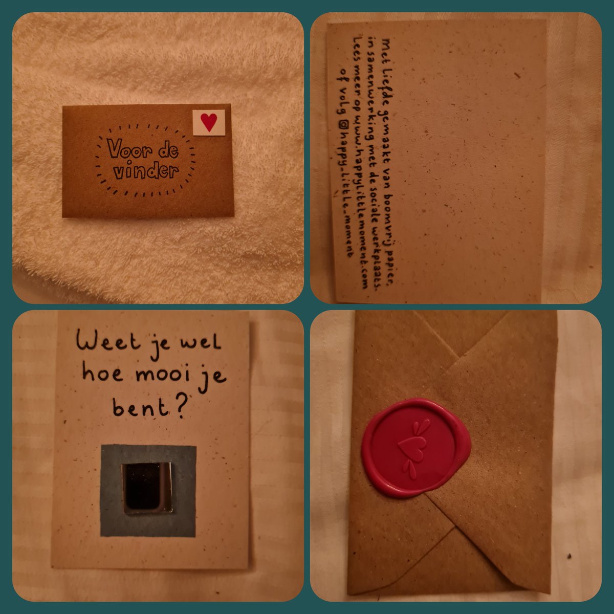 BiancaScheper's tweet photo. Prachtig als je dit op je hotelkamer vindt ❤️ https://t.co/o6wBhWUlsa
