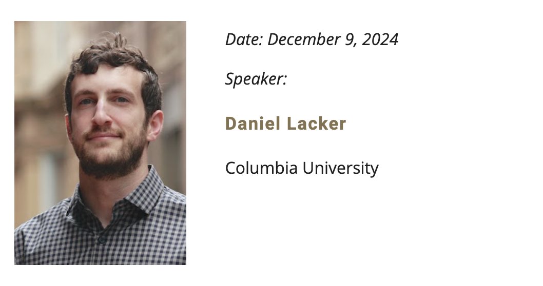snappseminar's tweet photo. Next up on @snappseminar: Daniel Lacker (Columbia University), "Projected Langevin Dynamics and Gradient Flows for Optimal Transport and Variational Inference". Monday, December 9, 2024, 11:30 am – 12:30 pm ET.
Zoom link: https://t.co/ExwBOVBWrd

https://t.co/be5lE4W26e https://t.co/vi3mZUAgzE
