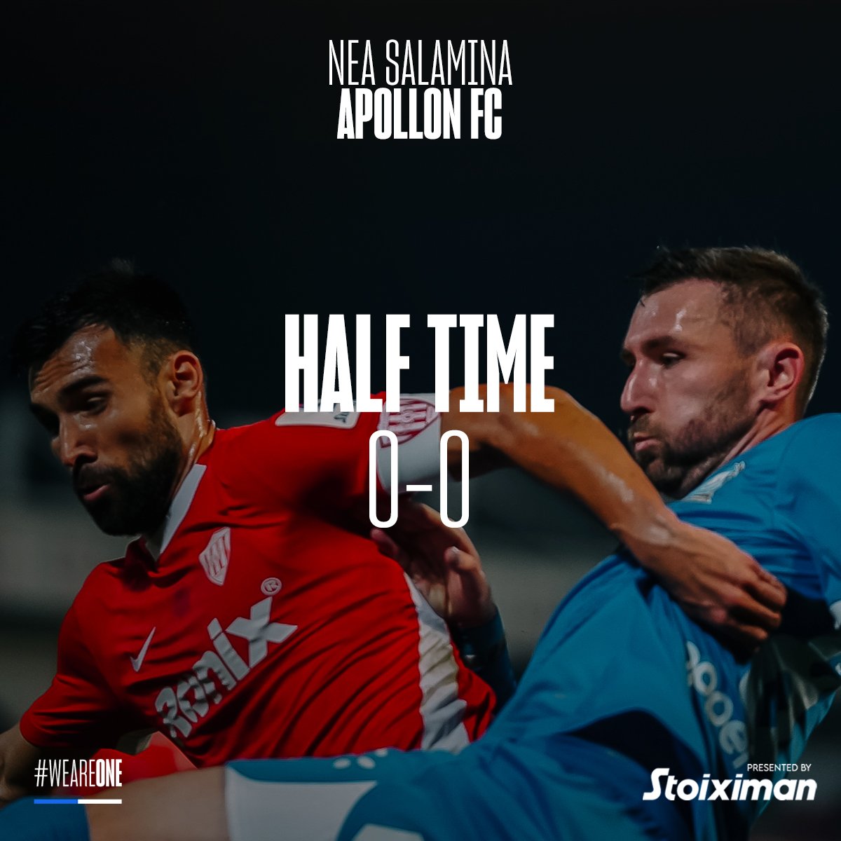 APOLLONOFFICIAL's tweet photo. ⏸️ 𝗛𝗔𝗟𝗙-𝗧𝗜𝗠𝗘
#ApollonFC #SALAPO https://t.co/XSuRdTaenC