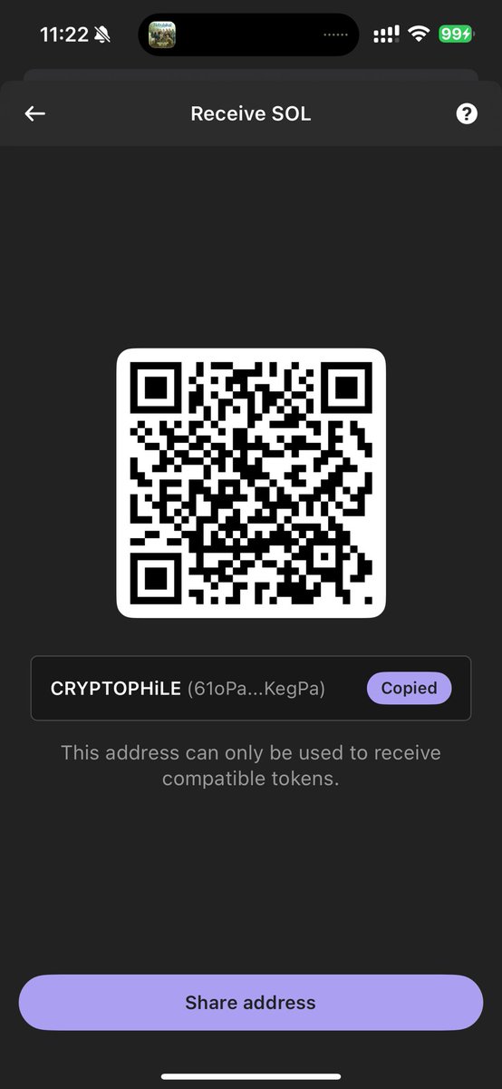x_cryptophile's tweet photo. @xaviersterl 61oPavxdGSWTHRbKhZg1aPSyGni14A1FwaJPsRDKegPa https://t.co/3v5eDEzVce