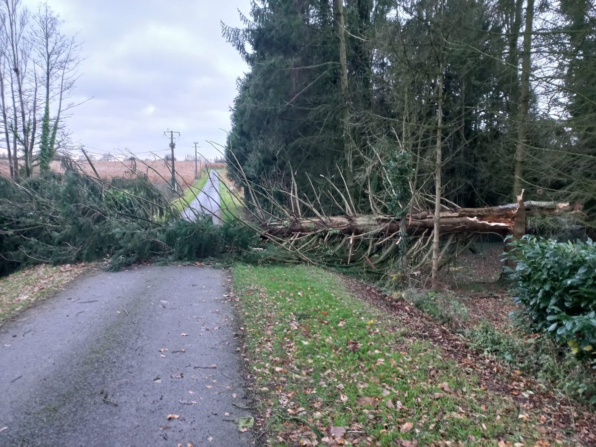 enedis_pdl's tweet photo. À 18h00, 400 clients restent privés d’électricité en Mayenne après le passage de la #TempêteDarragh. 
Les réparations sur le réseau électrique endommagé se poursuivent ce soir pour rétablir l’électricité à un maximum de foyers. 
Le retour à la normale est prévu demain. https://t.co/eCIqLtXk3P
