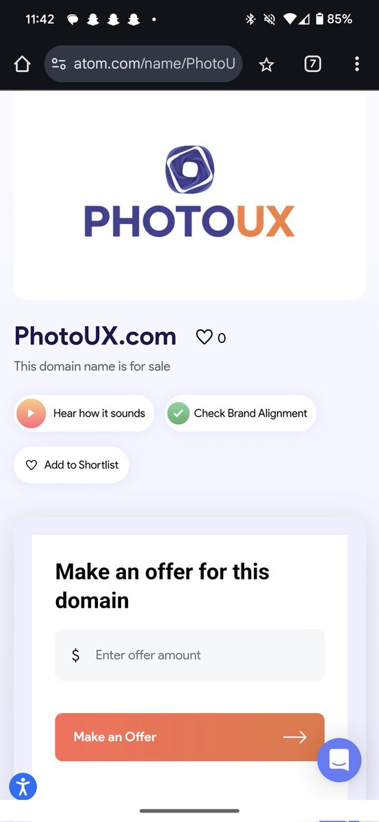 PhotoUX•com is available on <a href="/atomHQ/">Atom.com</a> 

Make an offer!