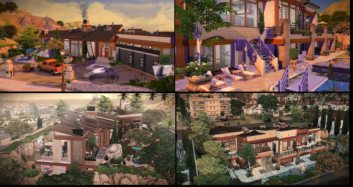 Mone54T's tweet photo. On the Gallery Now...😊#Sims4builds #TS4 #Modern #EACreatorNetwork #bilevel #sims #Showusyourbuilds #nocc #basegame https://t.co/57qducGpE0