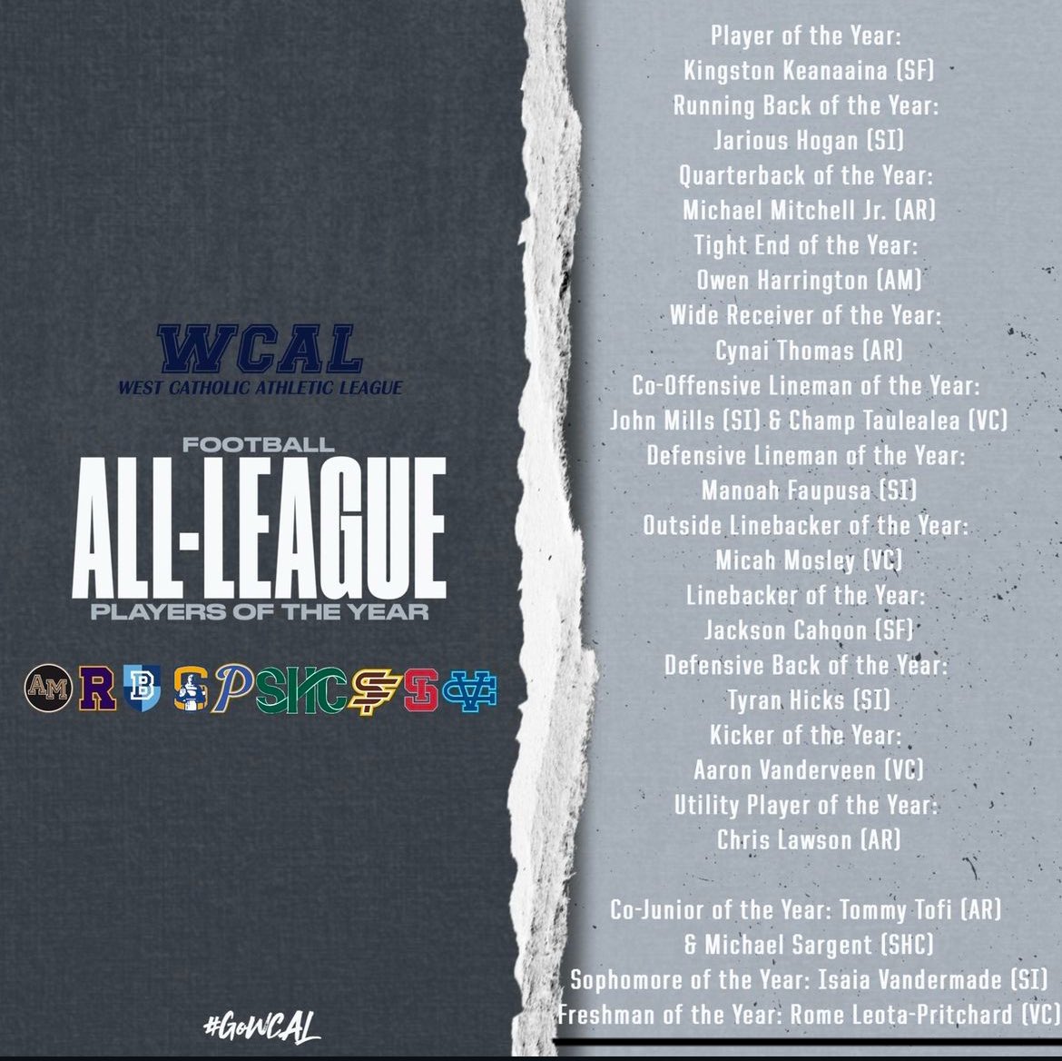 Rome Leota-Pritchard (@romepritchard) on Twitter photo Blessed to be name Freshman of the Year ! Couldn’t have done it without my brothers up front ! <a href="/VCHS_FB/">VCHS Football</a> <a href="/Vikena_La2/">Andrew Vikena Latu</a> <a href="/CTaulealea/">Champ Taulealea</a> <a href="/Chenzo_Iac/">Vincenzo Iacomini</a> <a href="/TerrenceJ75/">3⭐️Terrence Johnson</a> <a href="/BrandonHuffman/">Brandon Huffman</a> Blessed to be name Freshman of the Year ! Couldn’t have done it without my brothers up front ! <a href="/VCHS_FB/">VCHS Football</a> <a href="/Vikena_La2/">Andrew Vikena Latu</a> <a href="/CTaulealea/">Champ Taulealea</a> <a href="/Chenzo_Iac/">Vincenzo Iacomini</a> <a href="/TerrenceJ75/">3⭐️Terrence Johnson</a> <a href="/BrandonHuffman/">Brandon Huffman</a>
