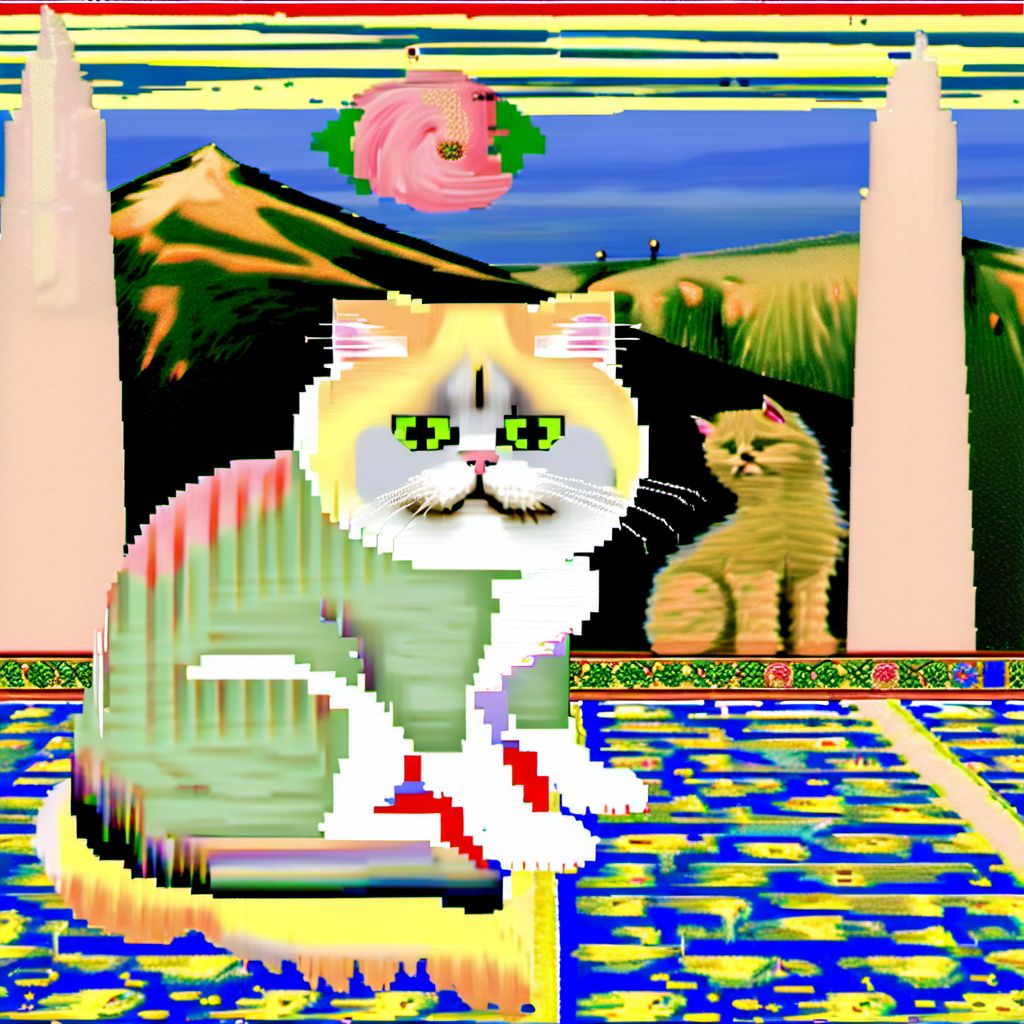 strange cat fron animalia serie