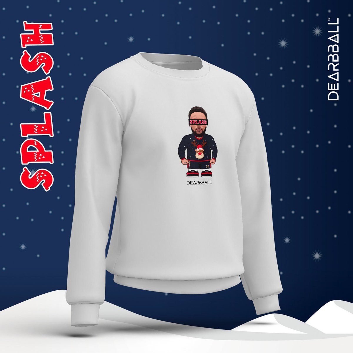 🎄THE SANTA SPLASH 🎅

Plus besoin de presenter DEARBBALL.
Drop d'un nouveau concept incroyable !!

check ça : dearbball.fr/noel

On vous fait gagner ce magnifique sweat❄️

- follow <a href="/dearbball/">DearBBall</a> &amp; <a href="/DubNationFr/">DubNation FR</a> 
- Rt &amp; Like

TAS dimanche 15 décembre
#concours #dubnation 💙💛💙