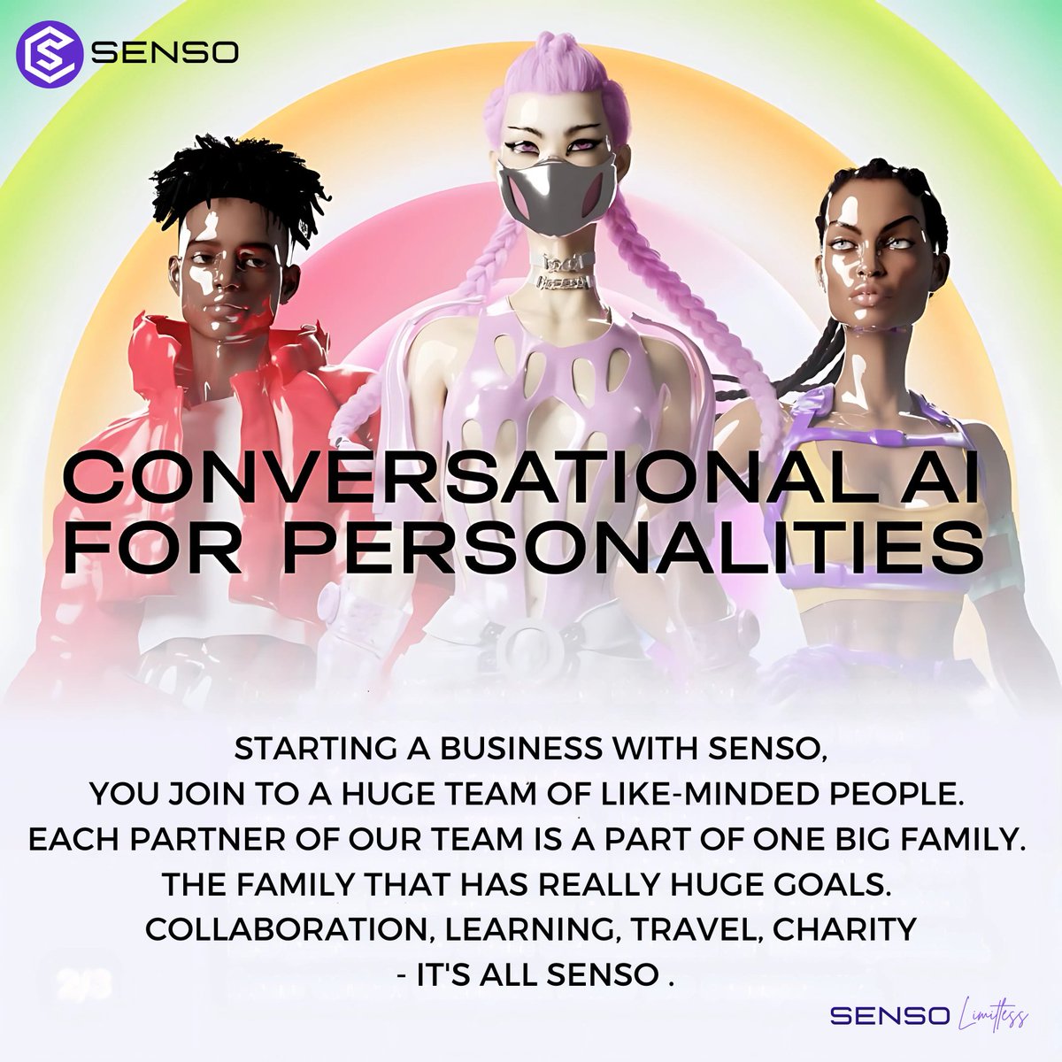 tokensenso's tweet photo. 🌟 Unlock Your Potential with SenSO Limitless 🌟
Are you ready to embark on an exciting journey of growth, collaboration, and success? 🚀
#SenSOLimitless #TeamworkDreamwork
#EmpoweredTogether #SuccessWithSenSO https://t.co/x643iaAUVO