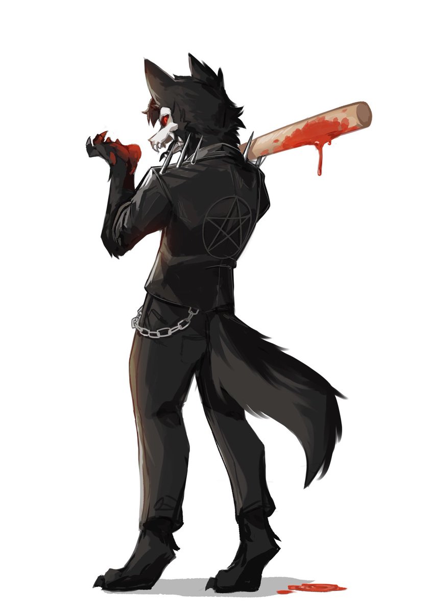 Don’t mind the mess..it’s nothing worth worrying about..

More awesome art of my OC made by 🔞 <a href="/SSSeaweed1/">Croseneu</a> 🔞, make sure check her out and give her work some love!

#furryart #skulldog #ocart #furry