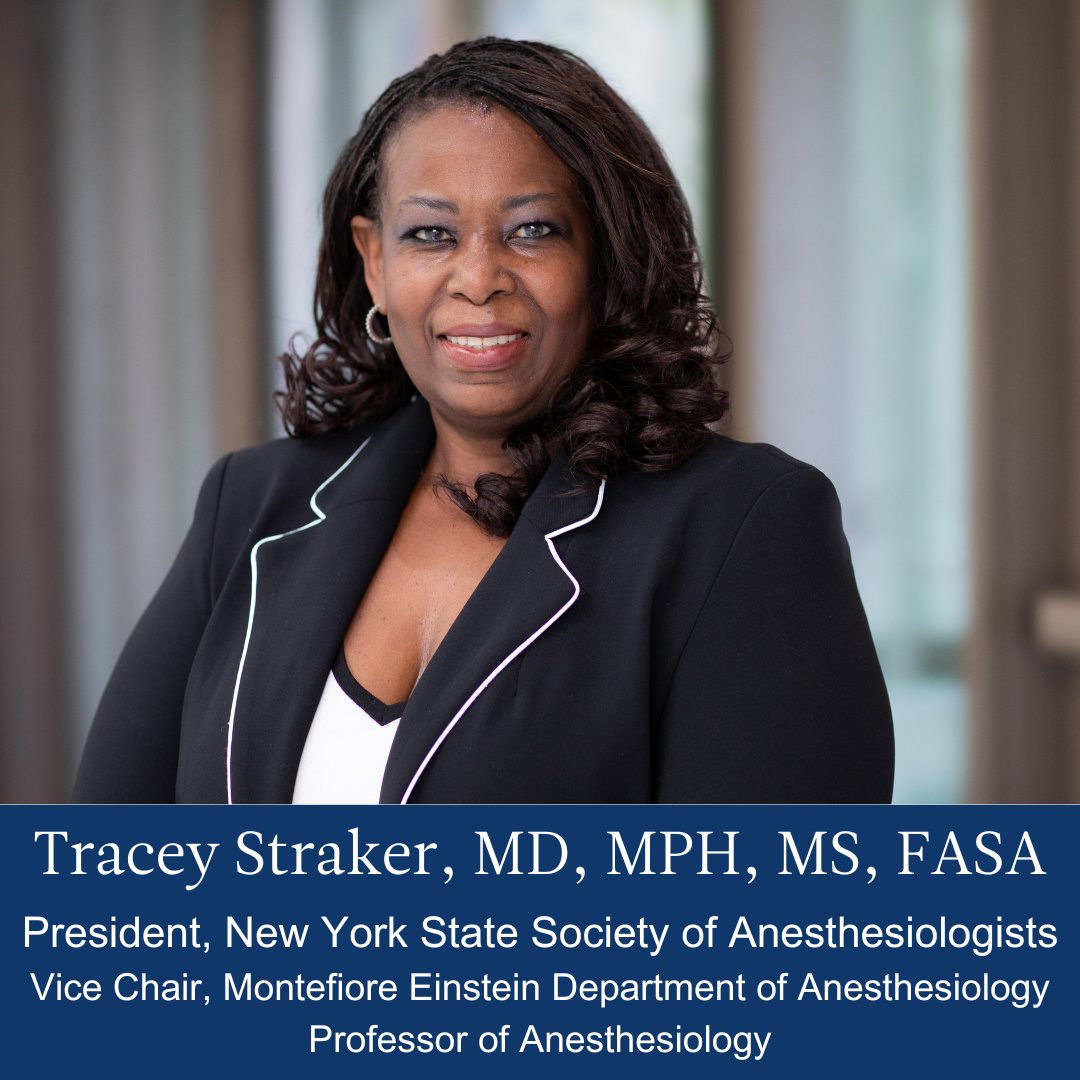 🎉Congratulations, Dr. Tracey Straker (<a href="/ladyteemd/">tracey straker</a>), the new President of <a href="/nyssapga/">NYSSA PGA</a>! We are so proud to have Dr. Straker as a vital member of our department &amp; so grateful for her countless contributions to our institution, national organizations &amp; field of anesthesiology. 
#PGA78