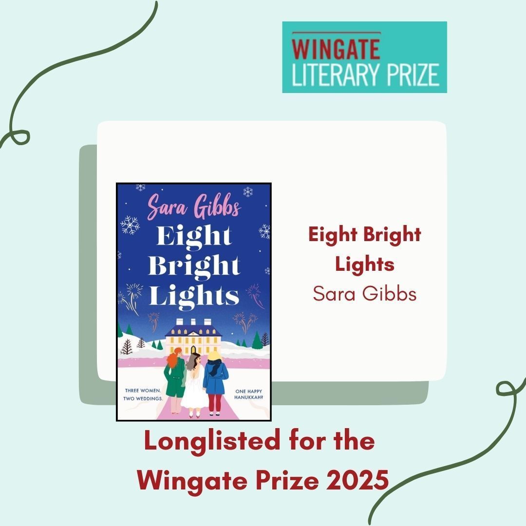 Jewish Literary Foundation (@jlfbookweek) on Twitter photo Excited to see Sara Gibbs' romance novel 'Eight Bright Lights' on the <a href="/Wingateprize/">Wingate Literary Prize</a> longlist, described by the Jewish Chronicle 'as Jewish as a chanukiah full of candles'? Check out Sara discussing the importance of funny books with Helen Lederer here: buff.ly/3VroqVA Excited to see Sara Gibbs' romance novel 'Eight Bright Lights' on the <a href="/Wingateprize/">Wingate Literary Prize</a> longlist, described by the Jewish Chronicle 'as Jewish as a chanukiah full of candles'? Check out Sara discussing the importance of funny books with Helen Lederer here: buff.ly/3VroqVA