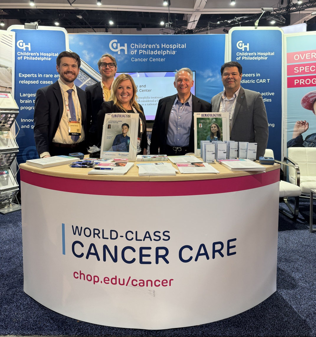 CHOPCancerCntr's tweet photo. We’re back for Day 2 at #ASH24! Come stop by our booth #3308 today from 10 am - 5 pm PST to learn about our world-class cancer care. https://t.co/81ZfmjsQEn