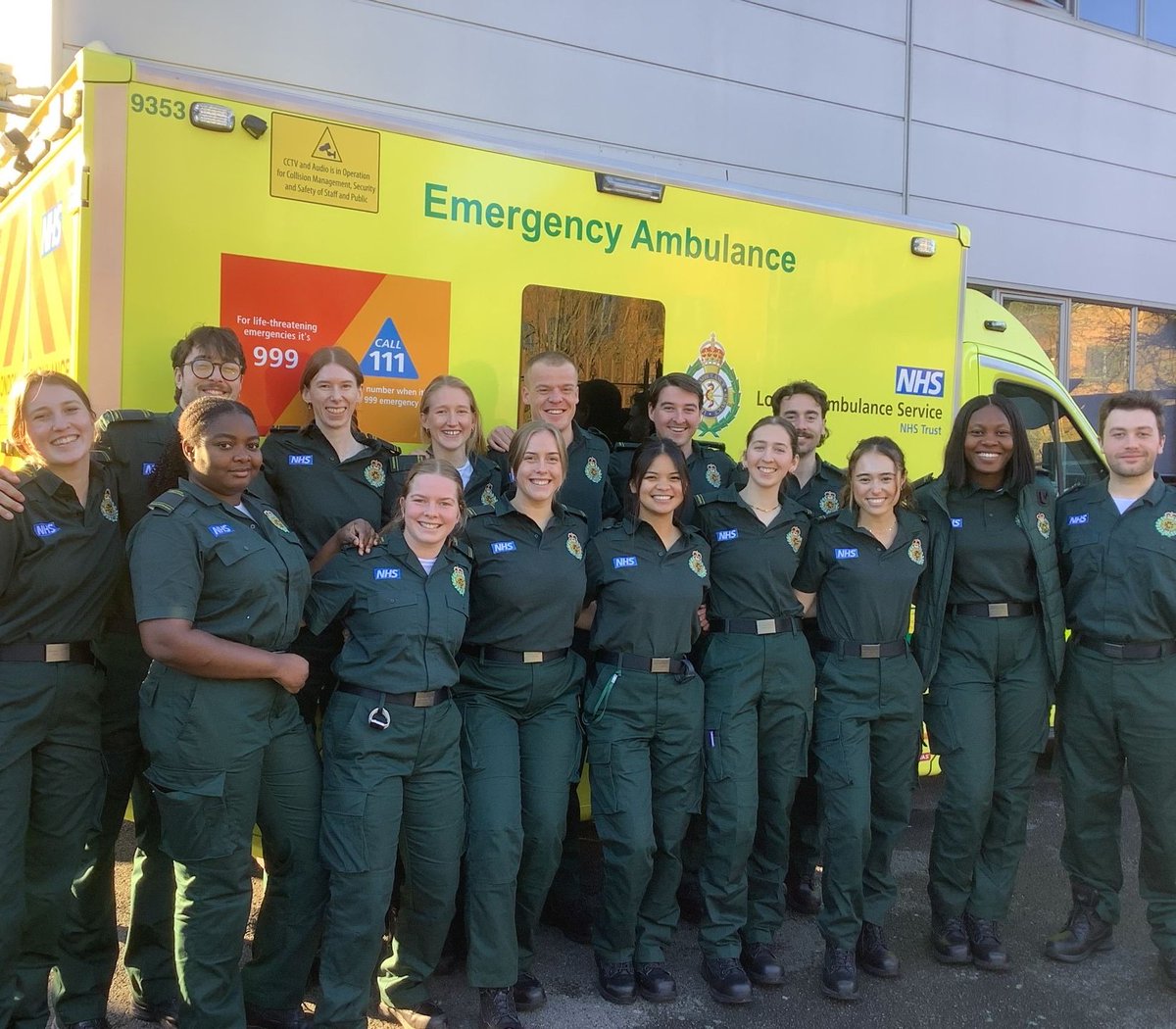 Ldn_Ambulance's tweet photo. New additions to our #TeamInGreen responding to emergencies in London! π
These Newly Qualified Paramedics are coming to an ambulance station near you β
Wish them luck in the next chapter of their #TeamLAS careers π«Ά https://t.co/SHyWt3bAMh