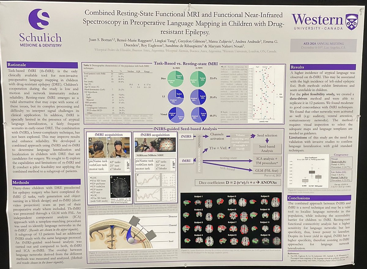 Dr. Juan S. Bottan (@juan_bottan) on Twitter photo Poster Up! #AES2024 #fMRI #fNIRS <a href="/MaryamNNouri1/">Maryam N. Nouri</a> <a href="/AndreaVAndrade1/">paedsepileptologist</a> <a href="/EpilepsyTeamPEP/">Pediatric Epilepsy Program Team London ON</a> Poster Up! #AES2024 #fMRI #fNIRS <a href="/MaryamNNouri1/">Maryam N. Nouri</a> <a href="/AndreaVAndrade1/">paedsepileptologist</a> <a href="/EpilepsyTeamPEP/">Pediatric Epilepsy Program Team London ON</a>