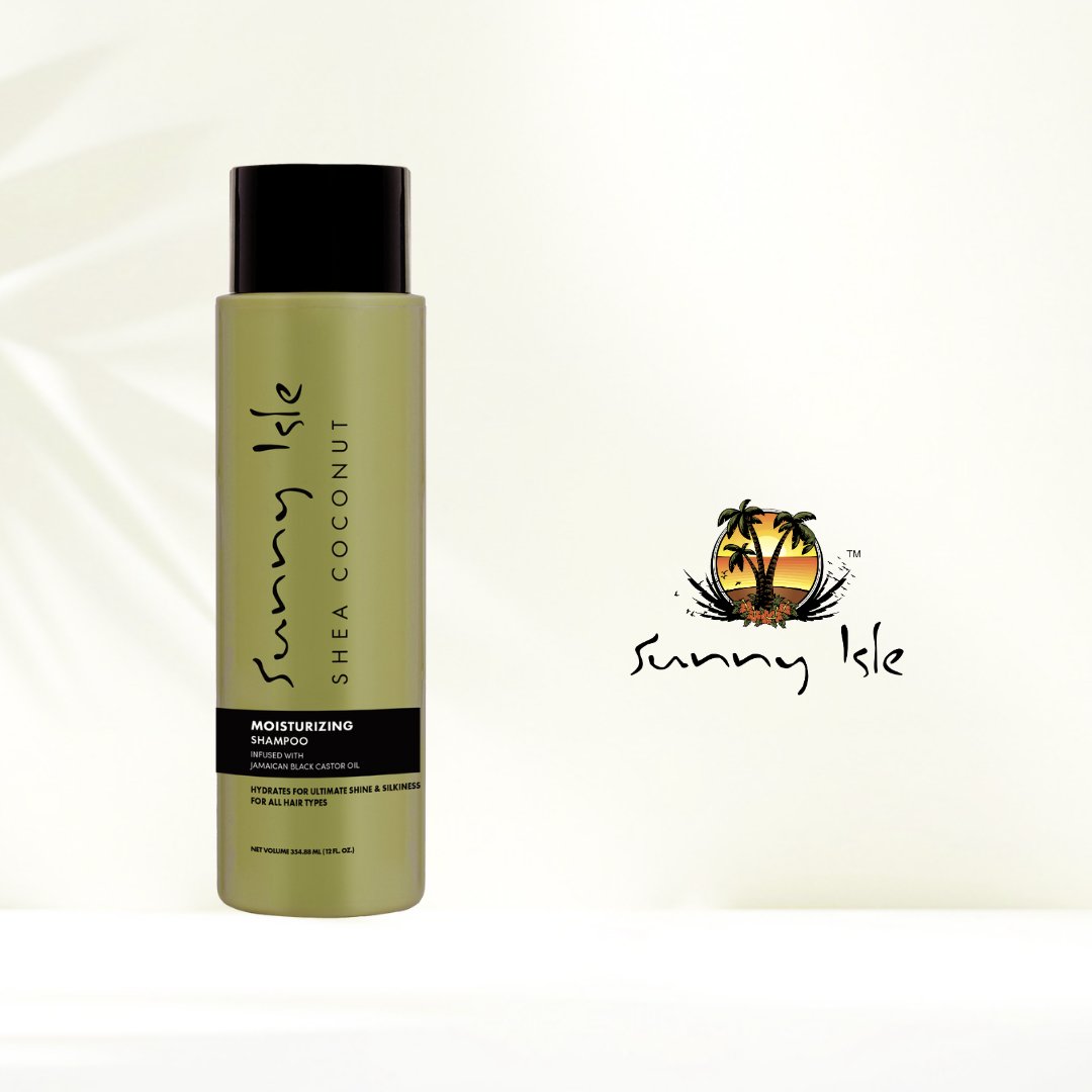 SunnyIsleJBCO's tweet image. Sunny Isle Shea &amp;amp; Coconut Deep Moisture Shampoo cleanses, softens, and adds shine to thick, dry hair. Enriched with Jamaican Black Castor Oil, it rehydrates dry scalps and promotes healthy hair growth. #MoistureBoost #HealthyHair #SheaCoconut