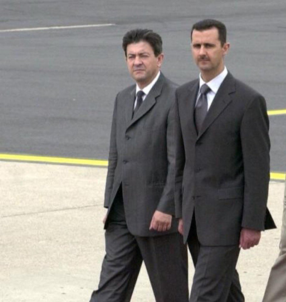 EricBillyFR's tweet photo. Définition de l’indécence :
Voir Mélenchon retourner sa veste et se réjouir de la chute de Bachar Al-Assad, alors qu’il a entretenu des contacts avec ce régime pendant des décennies, effectué des nombreuses visites et souvent omis de critiquer les exactions du régime de Bachar. https://t.co/vs2WqoxRqX