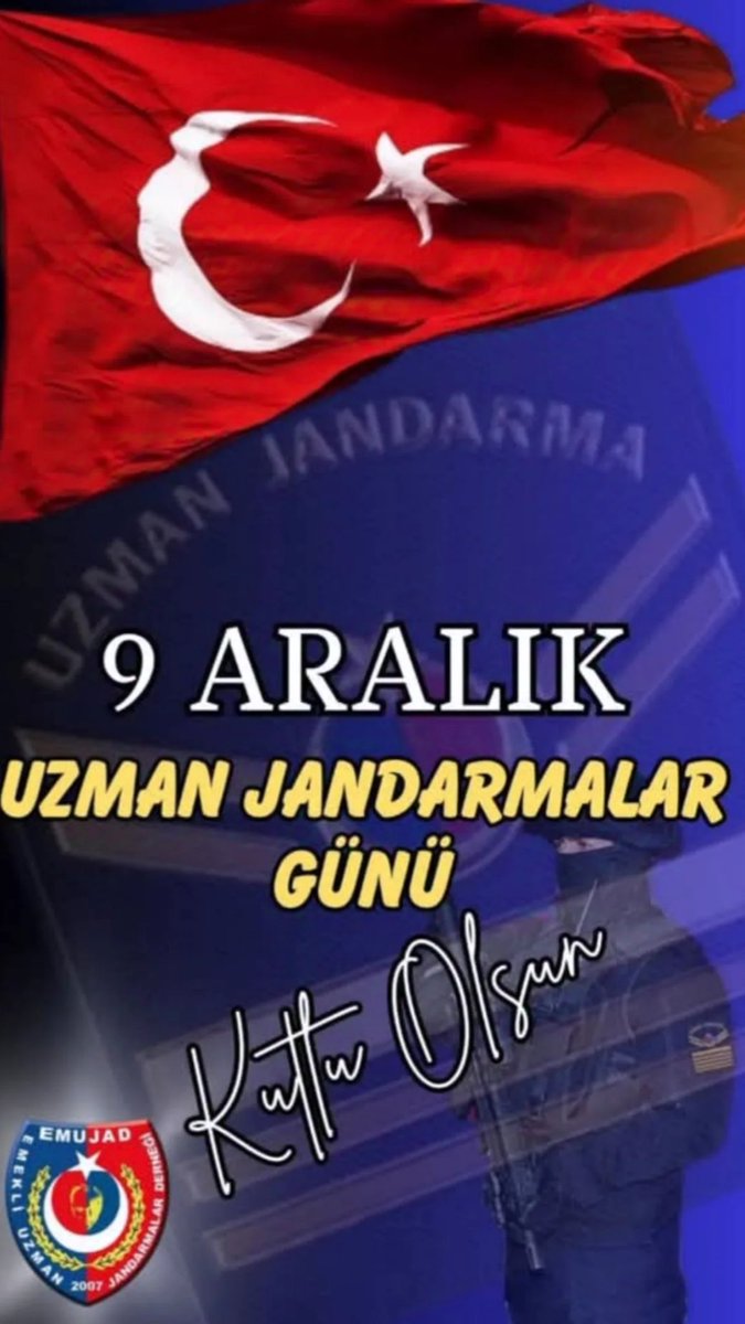 👉Uzman Jandarmalar;
📌Statü değişikliği
📌Askeri okulun hizmetten sayılması
📌Tazminat haklarının verilmesini bekliyor 🇹🇷
#9AralıkUzmanJandarmalar
<a href="/RTErdogan/">Recep Tayyip Erdoğan</a>
<a href="/AliYerlikaya/">Ali Yerlikaya</a> 
<a href="/TC_icisleri/">T.C. İçişleri Bakanlığı</a>